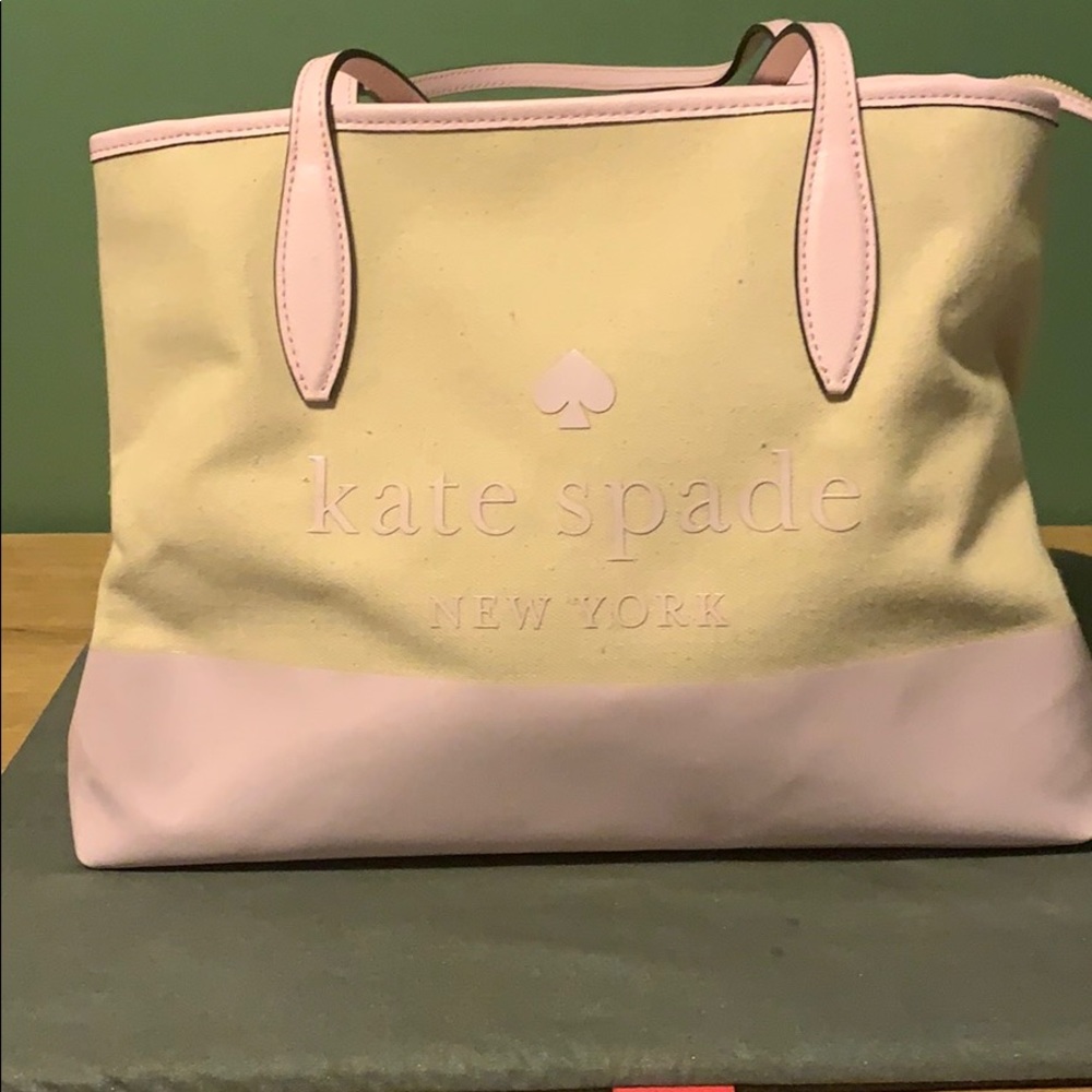 Kate Spade canvas bag brand new never used!